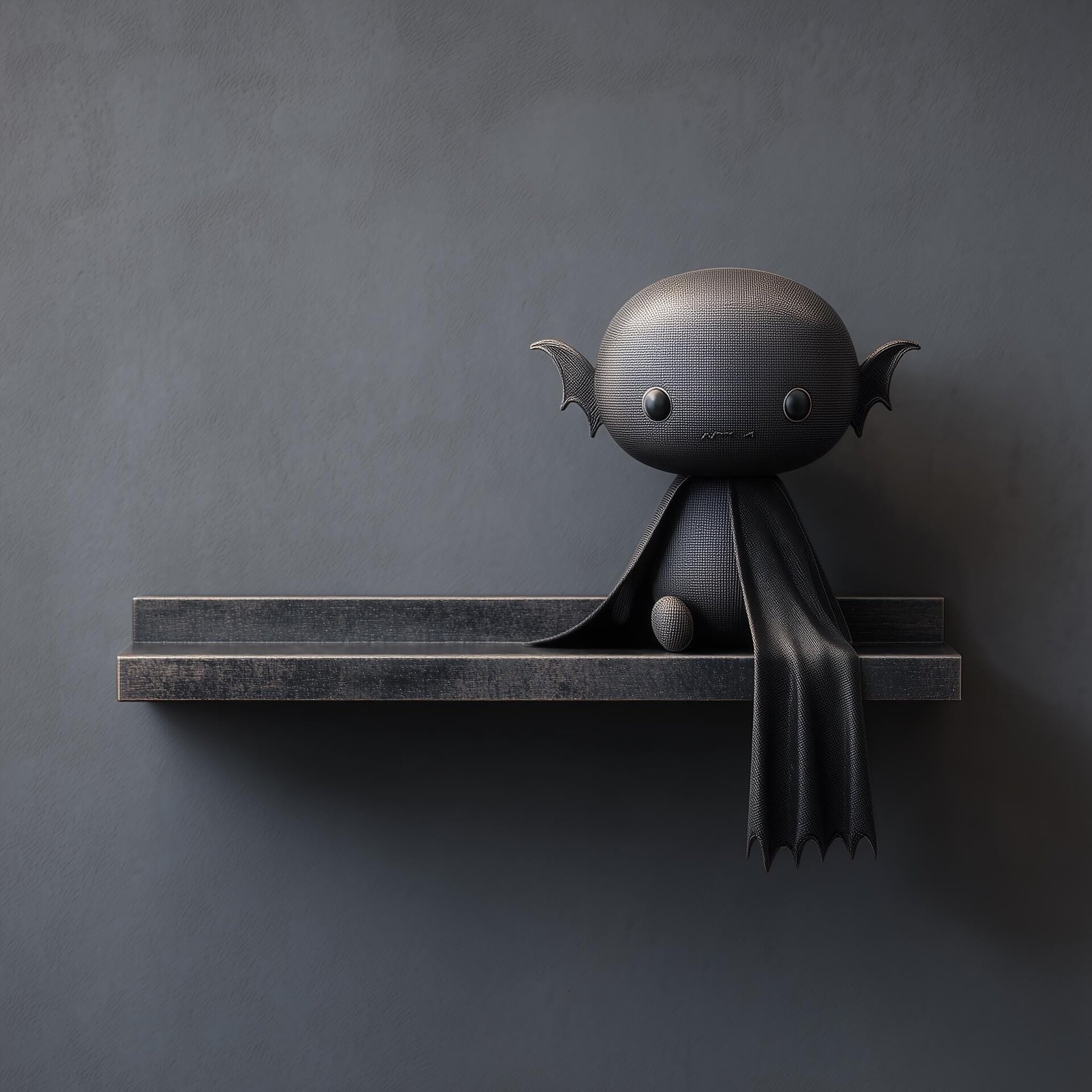 Étagère murale imprimée en 3D chauve-souris vampire