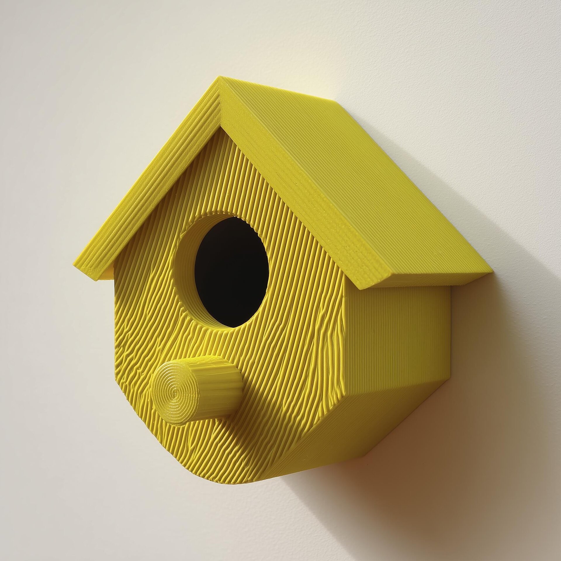 Nichoir imprimé en 3D avec rangement caché