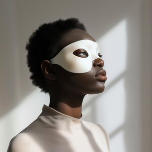 Masque de costume visière super-héros imprimé en 3D