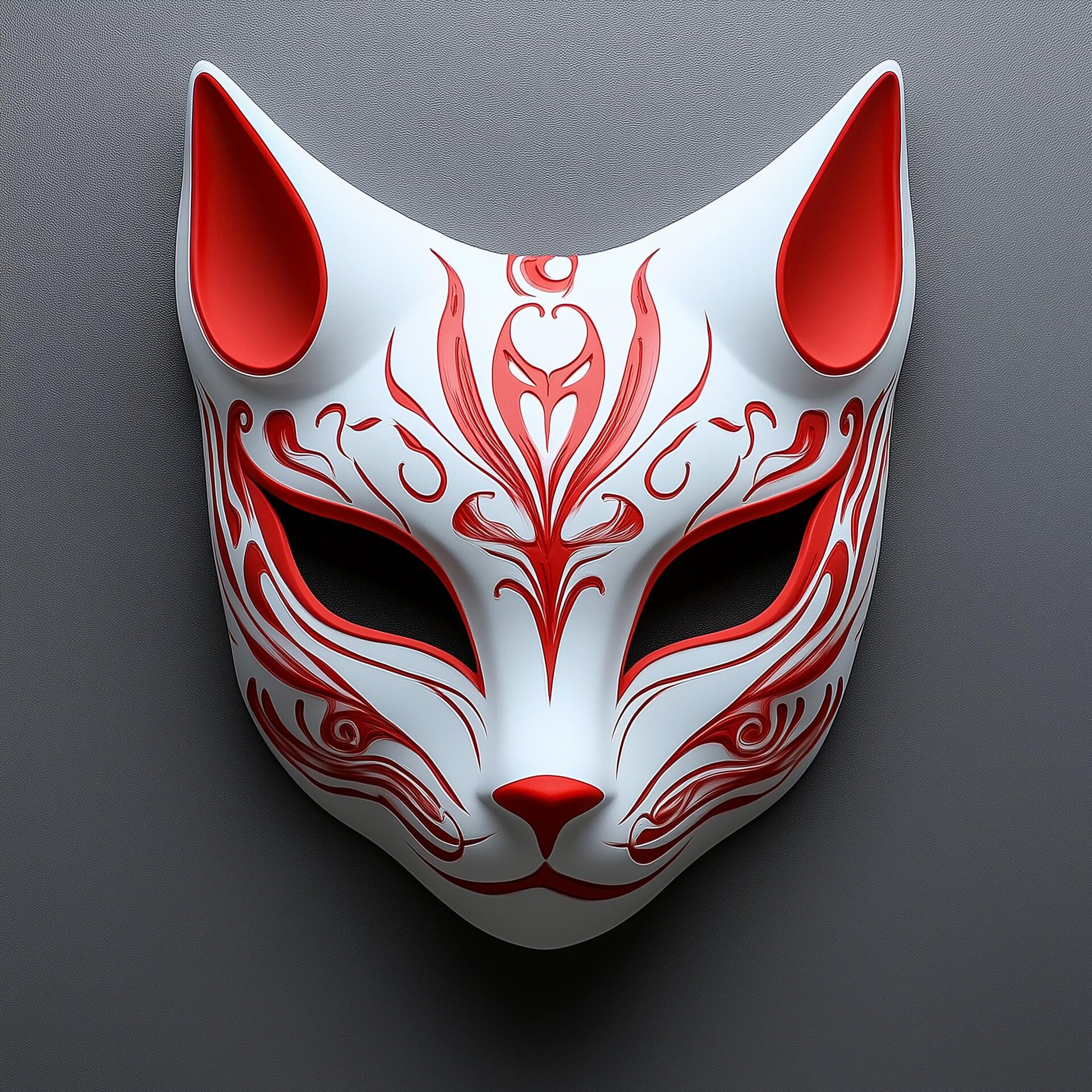 Masque de renard imprimé en 3D | Accessoire de costume Kitsune