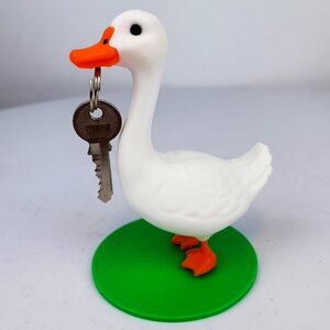 Porte-clés oie imprimé en 3D | Organiseur de clés magnétique