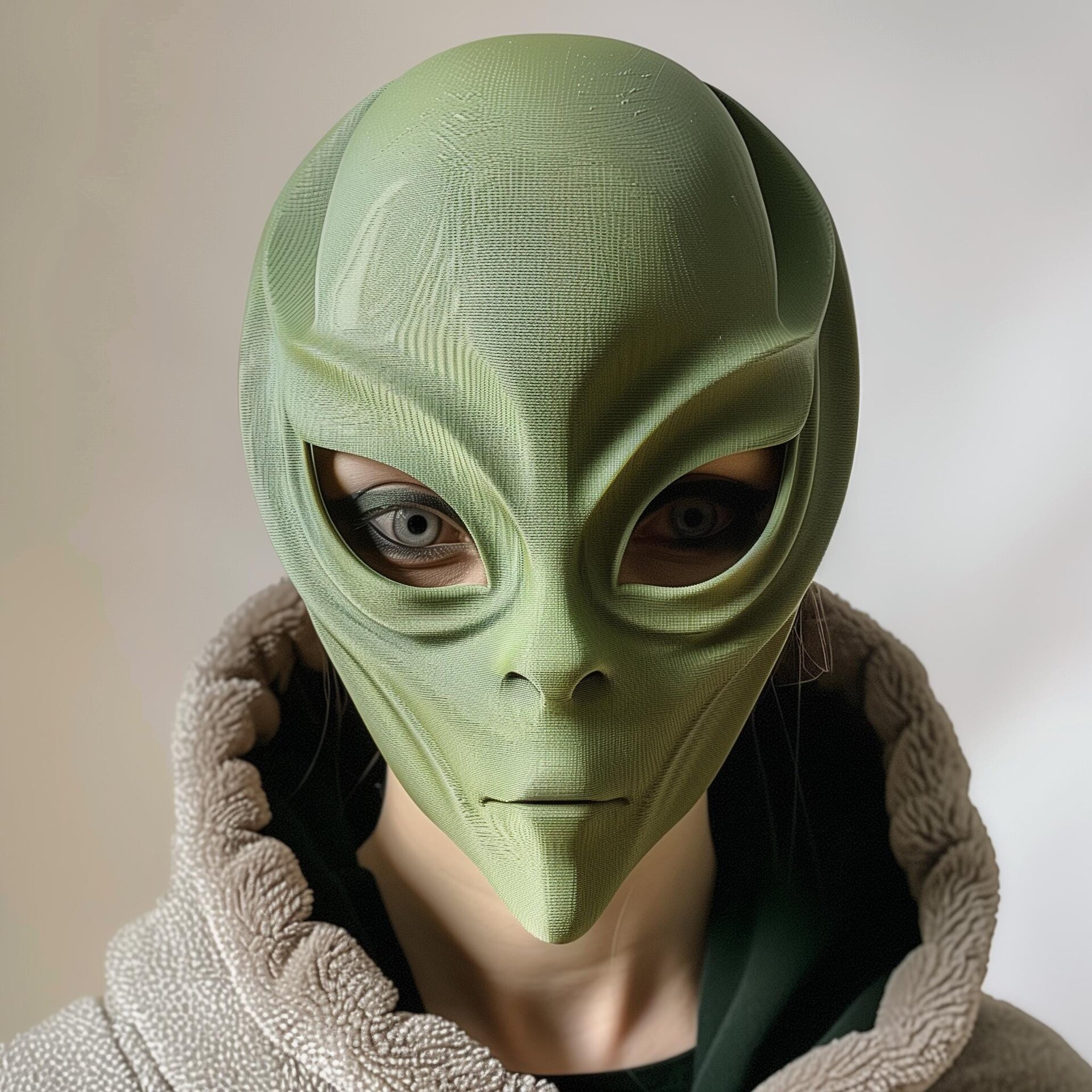 Masque de costume visage d'alien imprimé en 3D