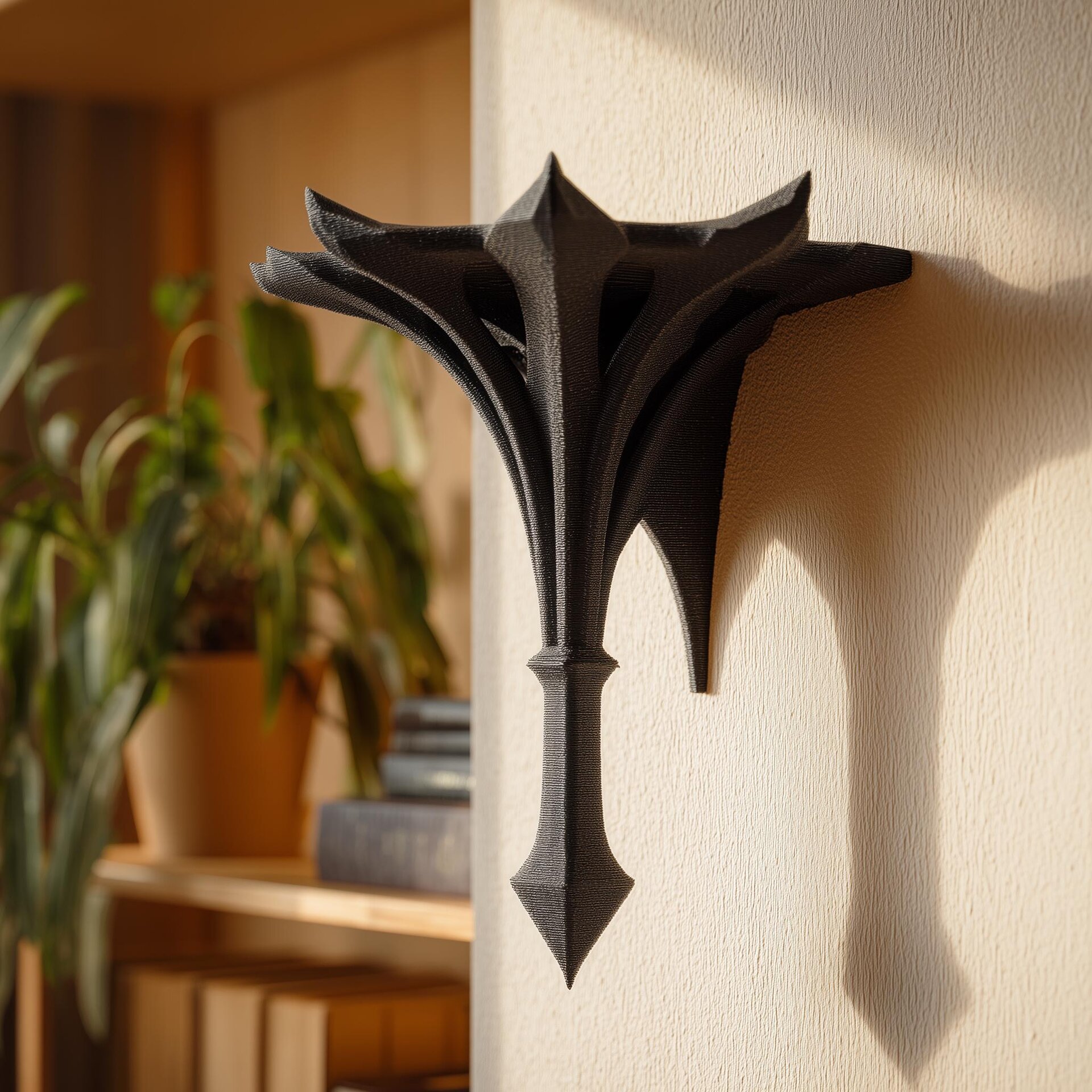 Étagère murale à flèche gothique imprimée en 3D