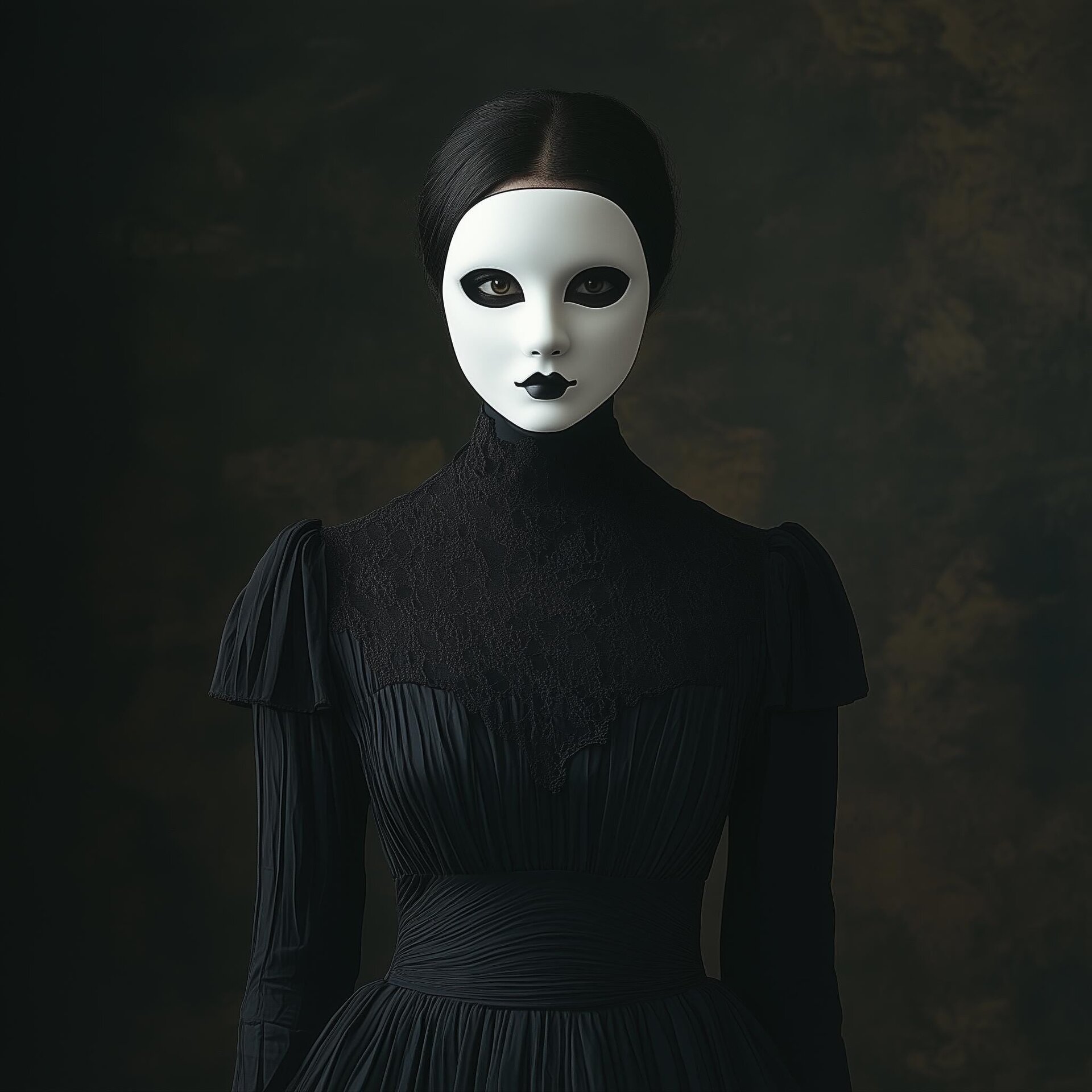 Masque fantôme victorien imprimé en 3D