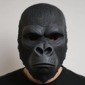 Masque de gorille imprimé en 3D | Accessoire de costume animal
