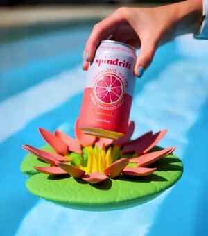 Porte-gobelet nénuphar imprimé en 3D | Accessoire de piscine flottant