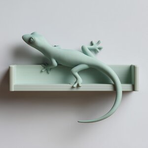 Étagère murale gecko imprimée en 3D
