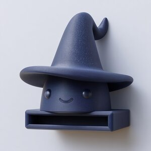 Niche murale chapeau de sorcier imprimée en 3D