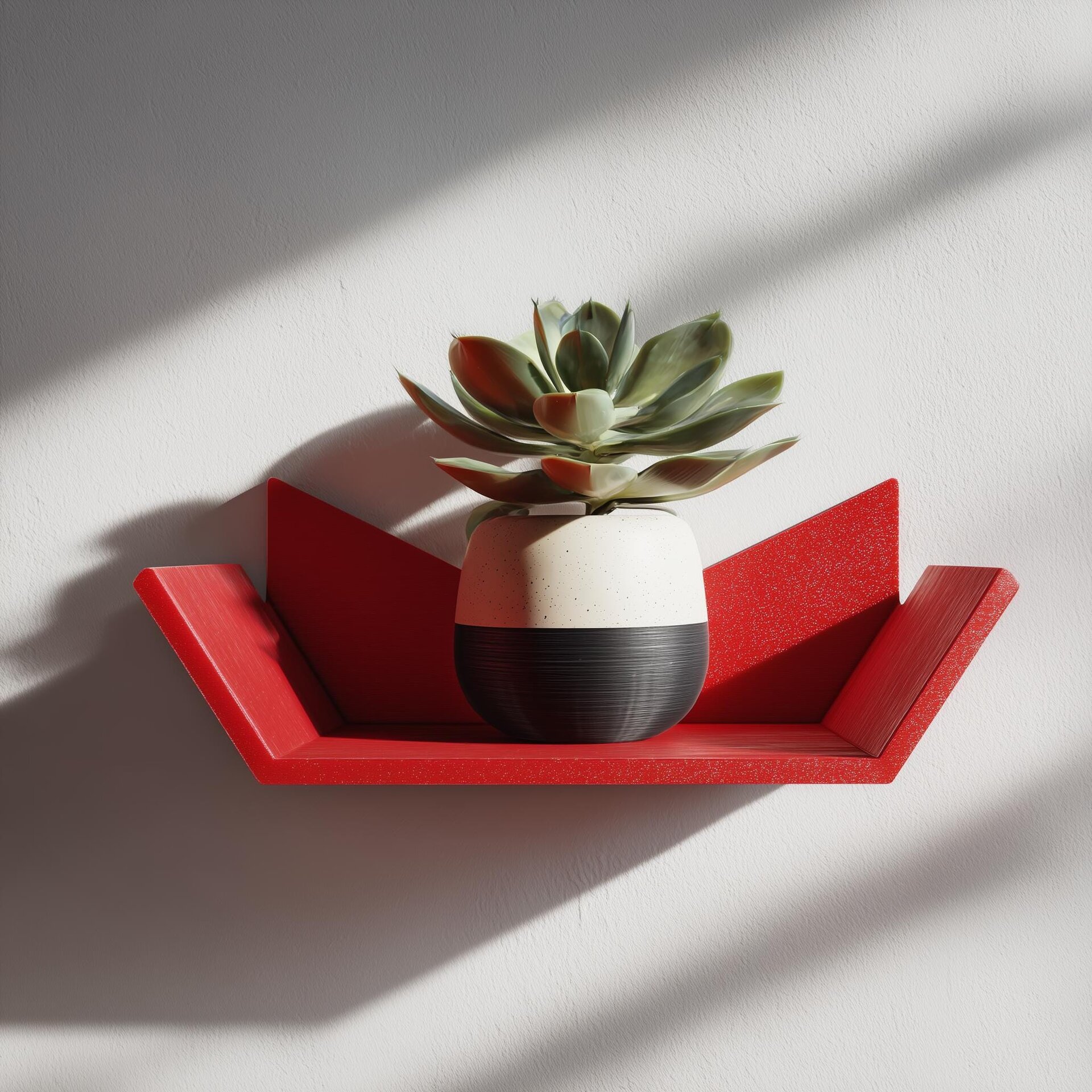 Étagère murale géométrique mini imprimée en 3D