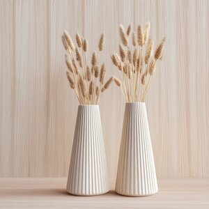 Set de 2 vases origami imprimés en 3D