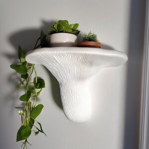 Étagère murale champignon superposée imprimée en 3D
