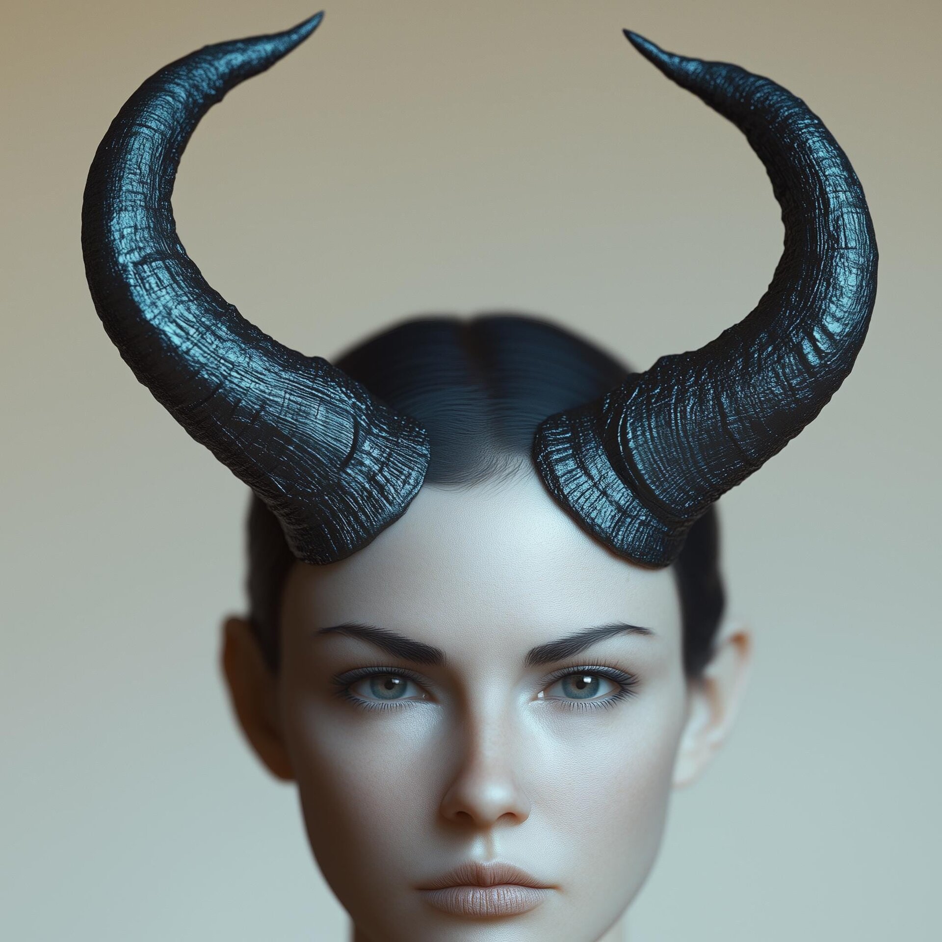 Bandeau cornes de sorcière courbées | Paire imprimée en 3D