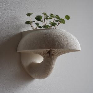Étagère murale présentoir à pot en champignon imprimée en 3D