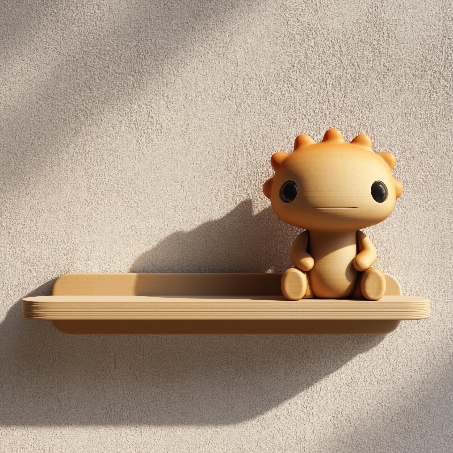 Étagère murale créature solaire imprimée en 3D