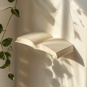 Étagère murale inspirée d'un livre imprimée en 3D