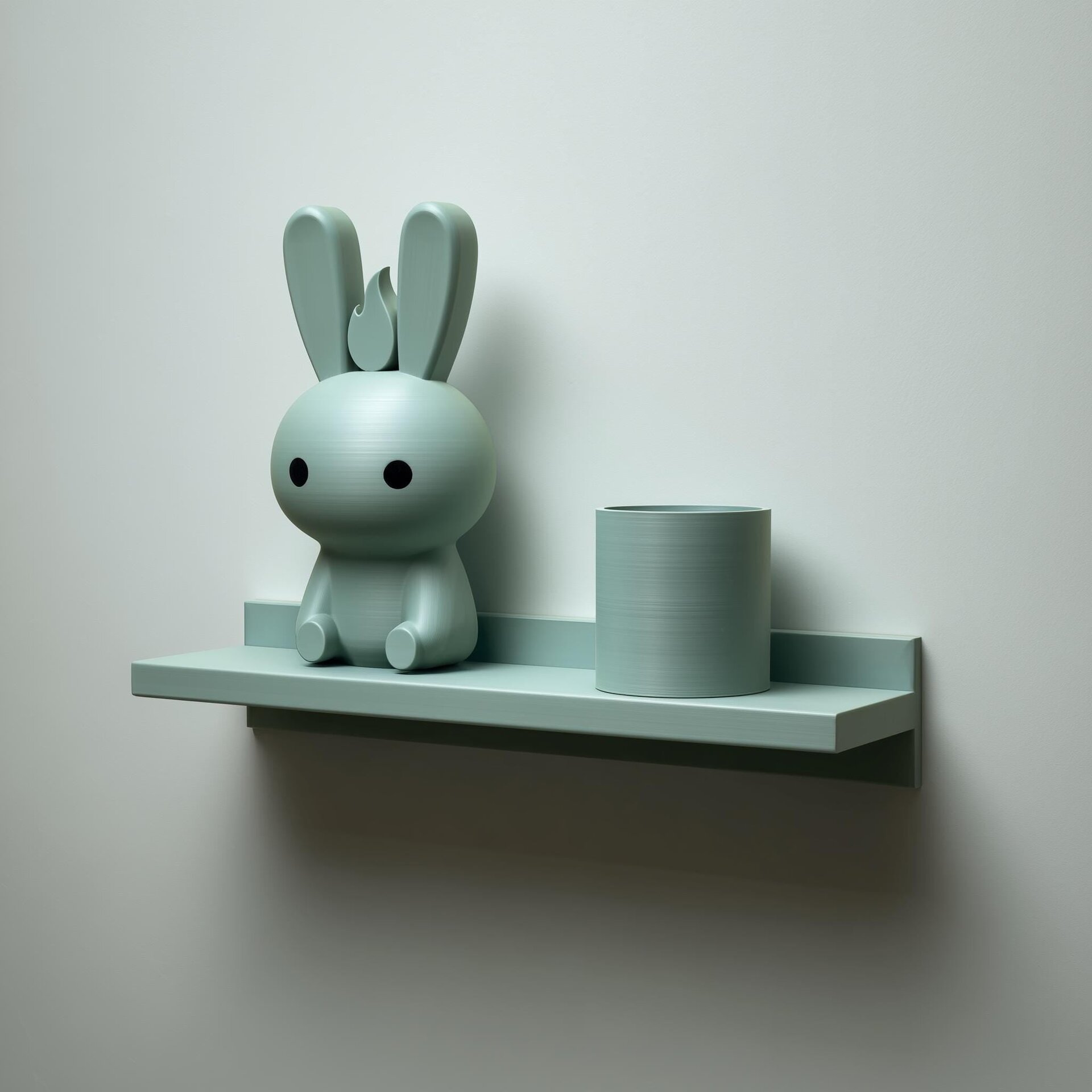 Étagère murale copain lapin imprimée en 3D