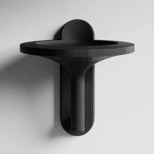 Étagère murale coupe sur piédestal imprimée en 3D