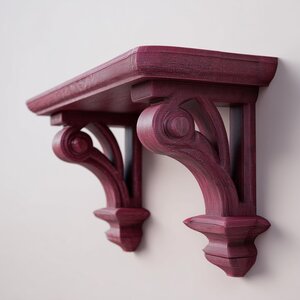 Étagère murale à corbeau gothique imprimée en 3D