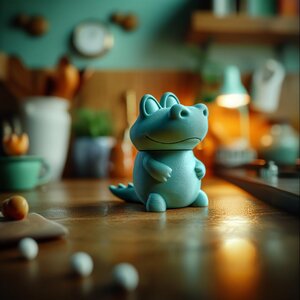 Urne commémorative alligator avec couvercle | Objet souvenir imprimé en 3D