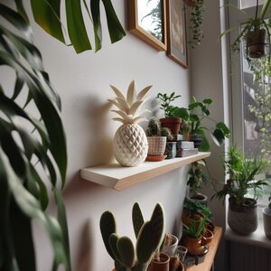 Urne commémorative ananas géométrique imprimée en 3D