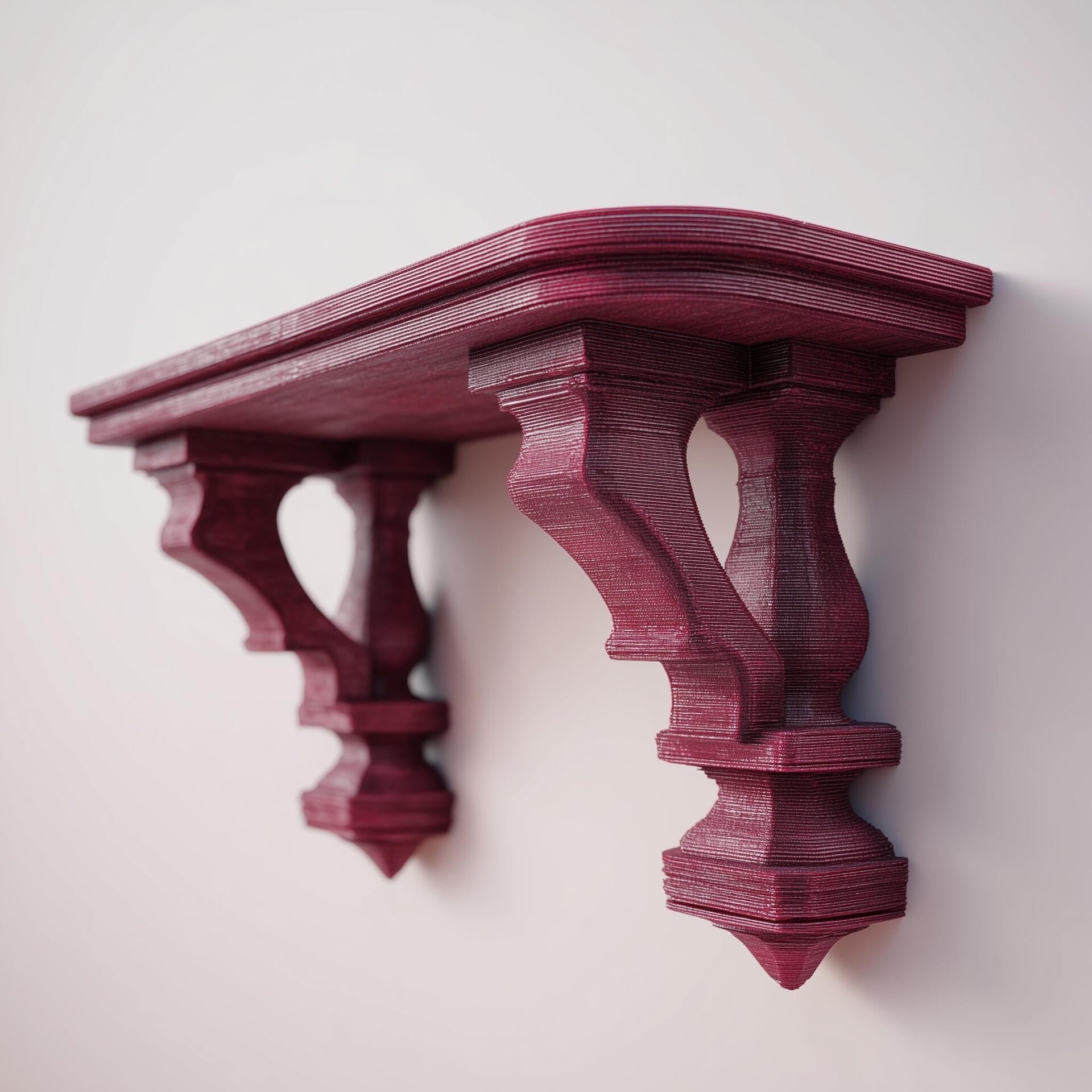 Étagère murale à console gothique imprimée en 3D