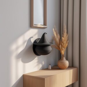 Étagère murale imprimée en 3D chapeau de sorcier