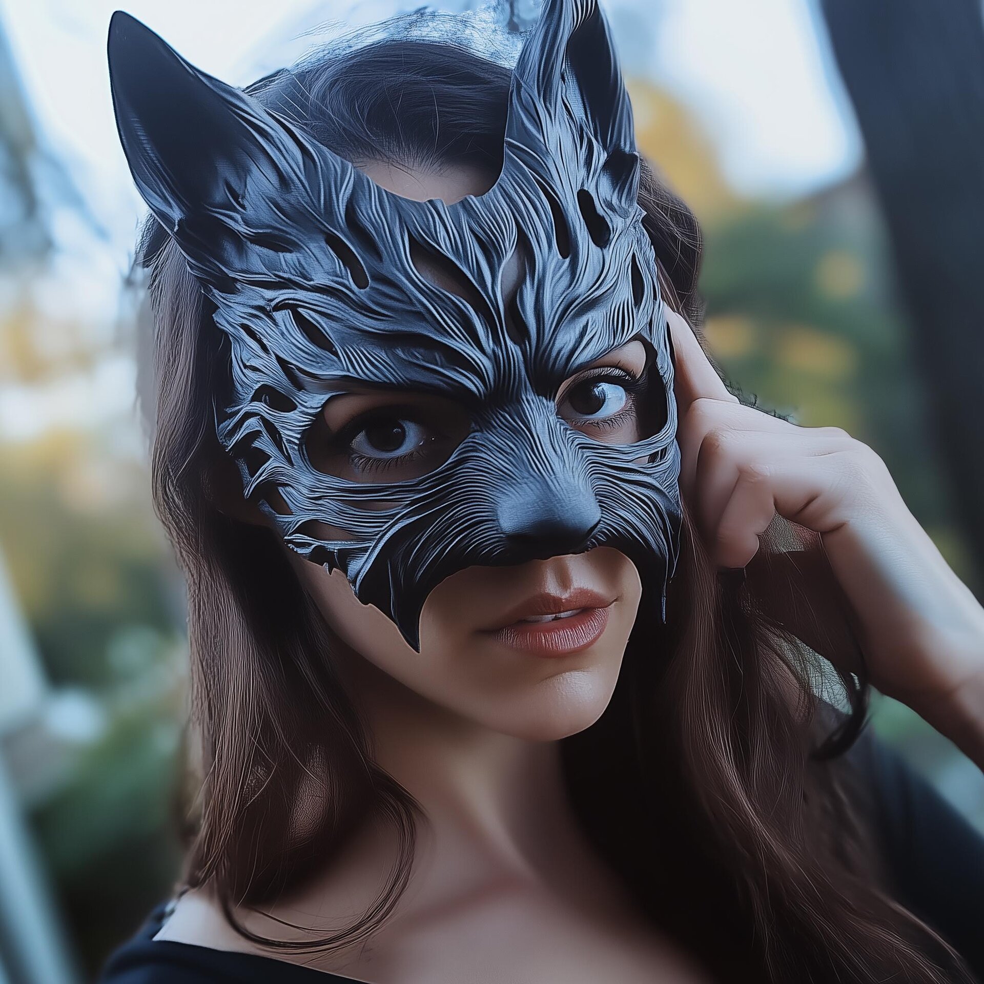 Masque de loup-garou imprimé en 3D | Accessoire de bal masqué gothique