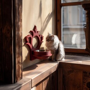 Meubles et accessoires d'alimentation pour animaux imprimés en 3D