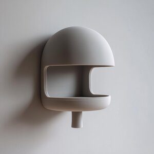 Étagère murale en champignon à niche fendue imprimée en 3D