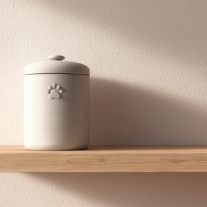 Urne commémorative minimaliste pour animal | Design de patte imprimé en 3D