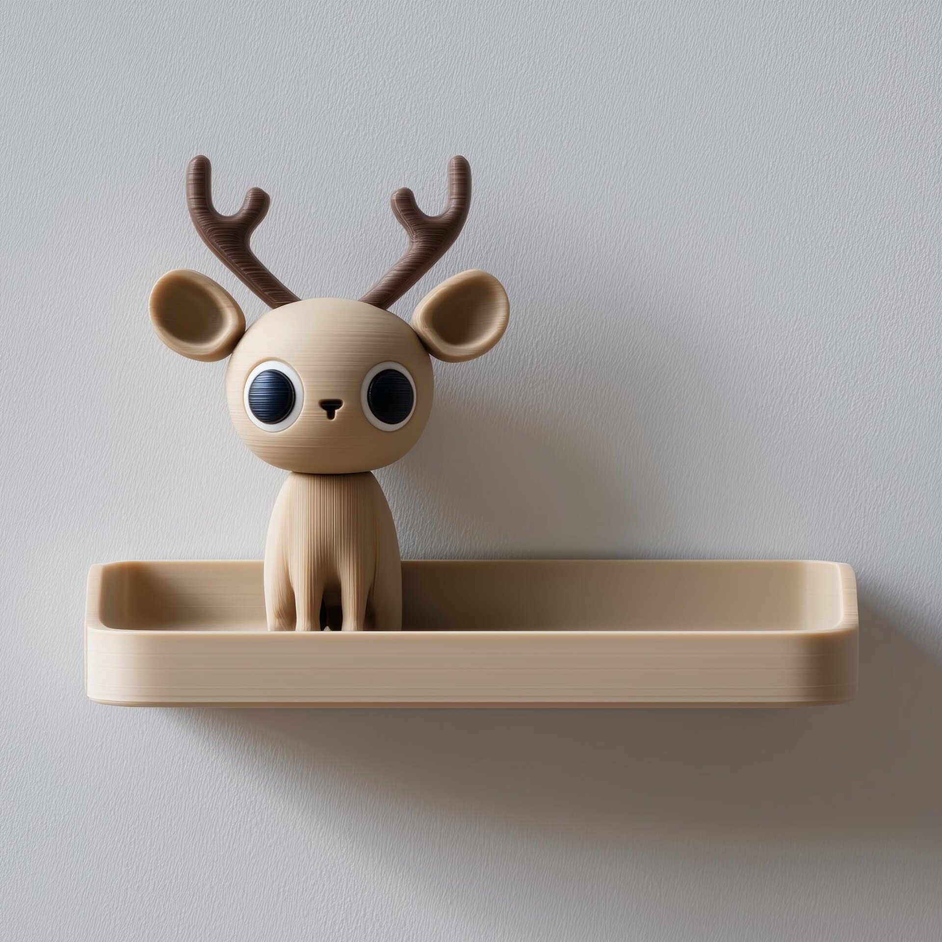 Étagère murale bois de cerf imprimée en 3D