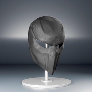 Masque facial tactique futuriste imprimé en 3D