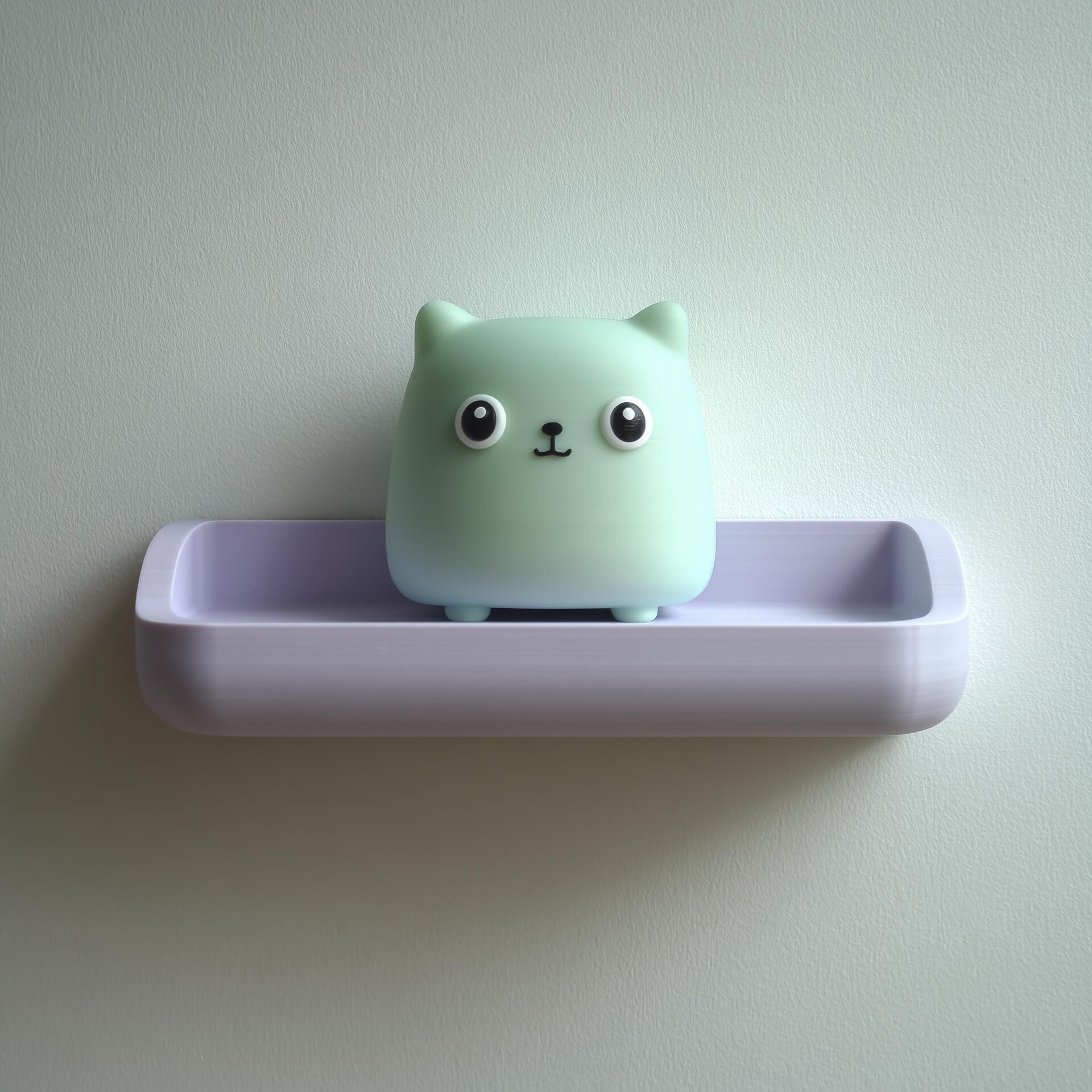 Étagère murale chat cube imprimée en 3D