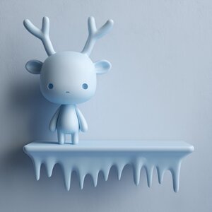 Étagère murale copain aux bois imprimée en 3D