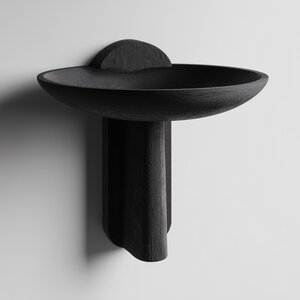 Étagère murale à bol minimaliste imprimée en 3D | Plateau d'exposition vide-poche