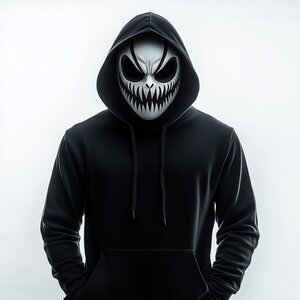 Masque de cosplay de démon grimaçant imprimé en 3D