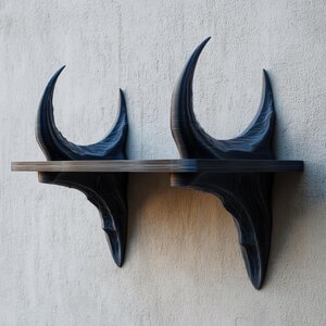 Étagère murale Corne de Dragon imprimée en 3D