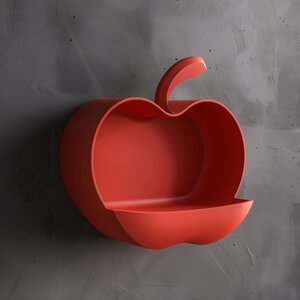 Étagère murale pomme imprimée en 3D