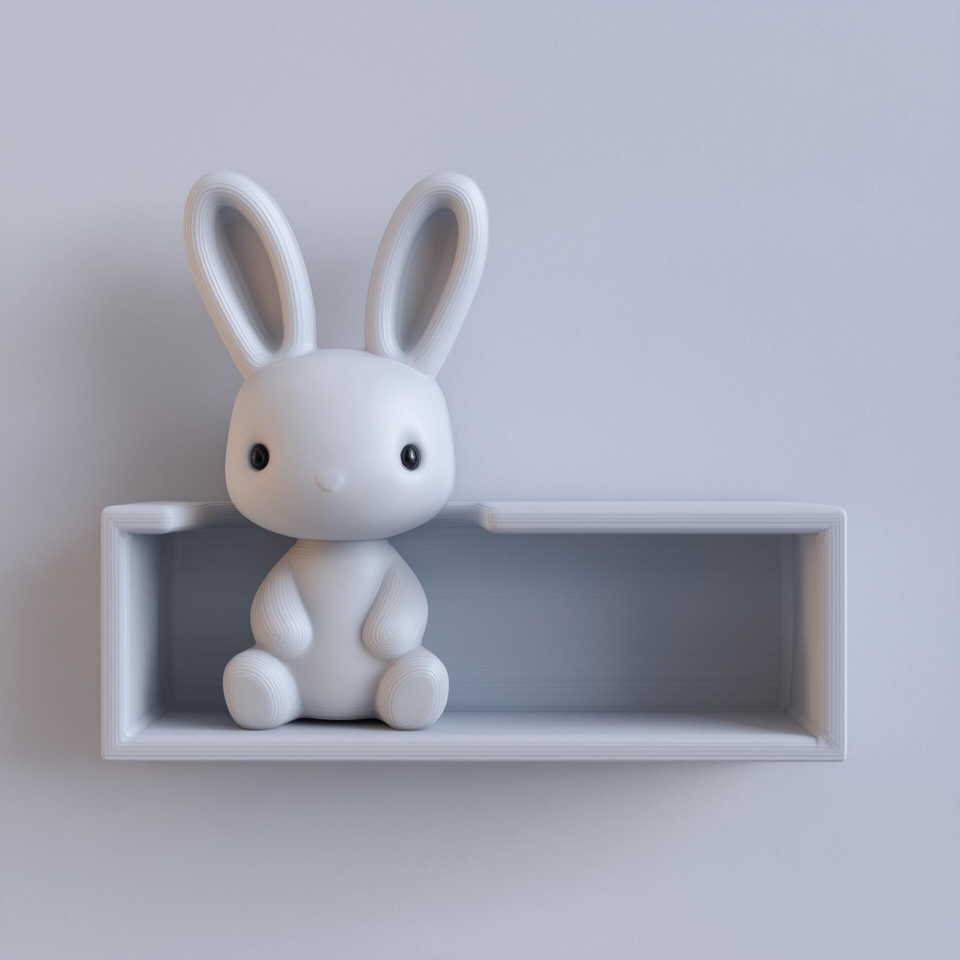 Étagère murale lapin imprimée en 3D