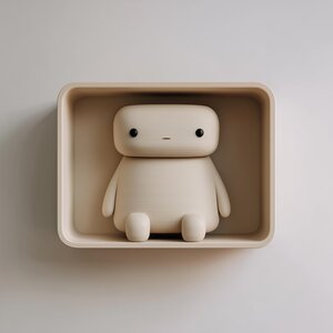 Étagère murale niche à personnage imprimée en 3D