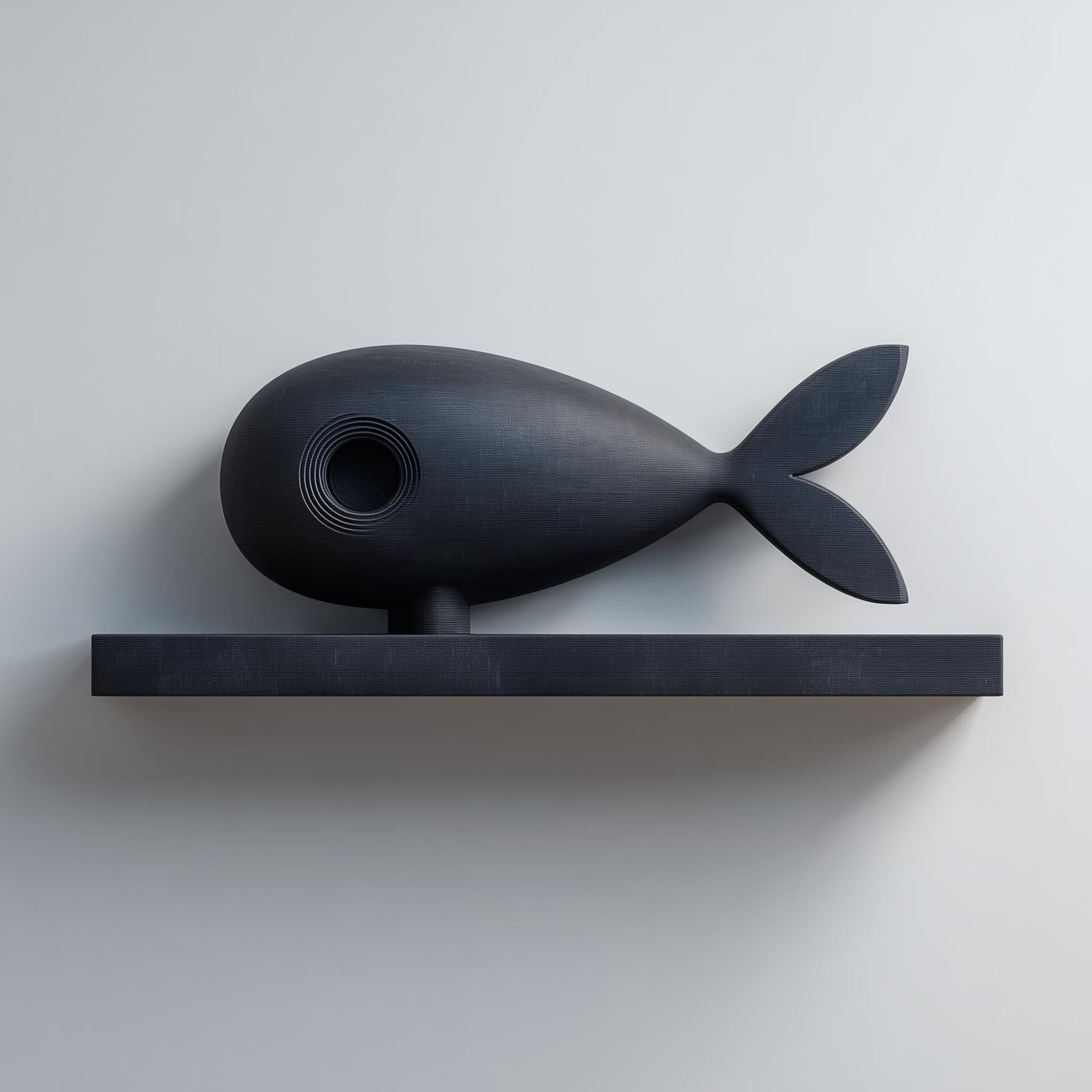 Étagère murale poisson imprimée en 3D