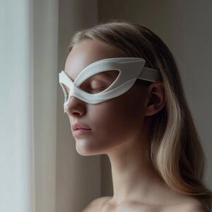 Lunettes masque futuriste imprimées en 3D