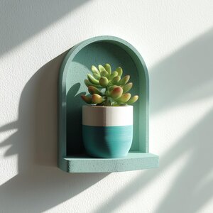 Étagère murale autel de méditation imprimée en 3D