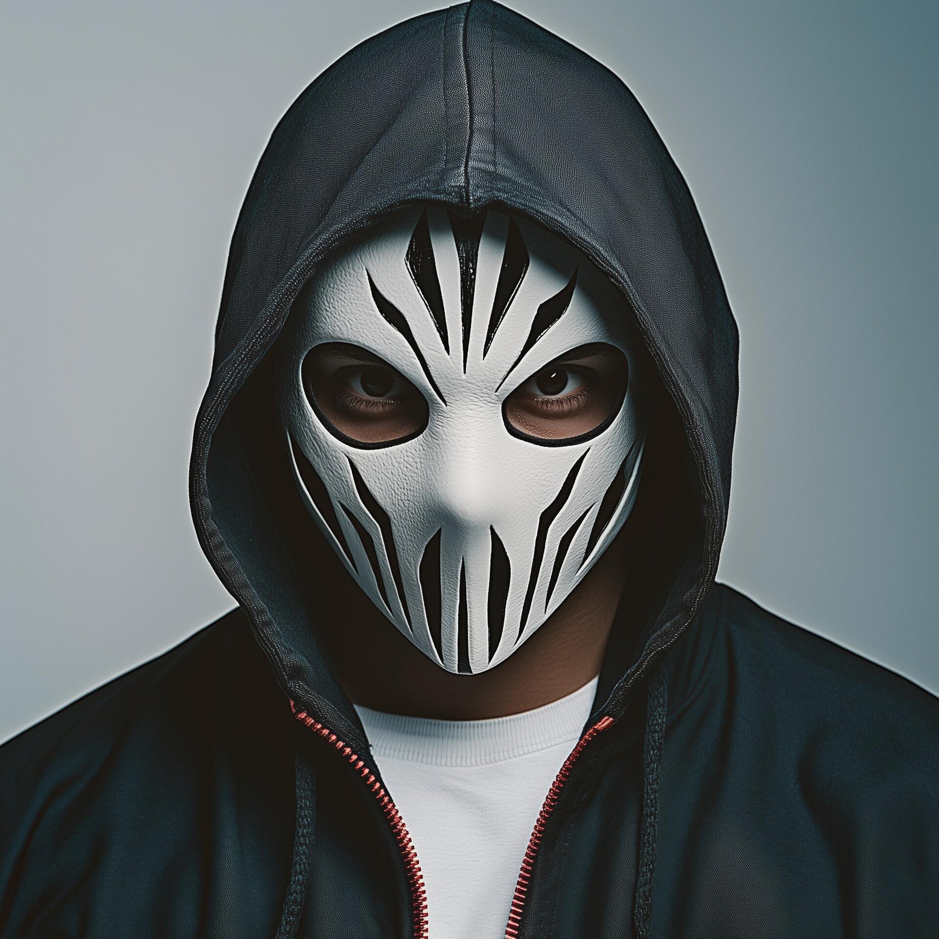 Masque assassin tête de mort imprimé en 3D | Accessoire de costume cyberpunk