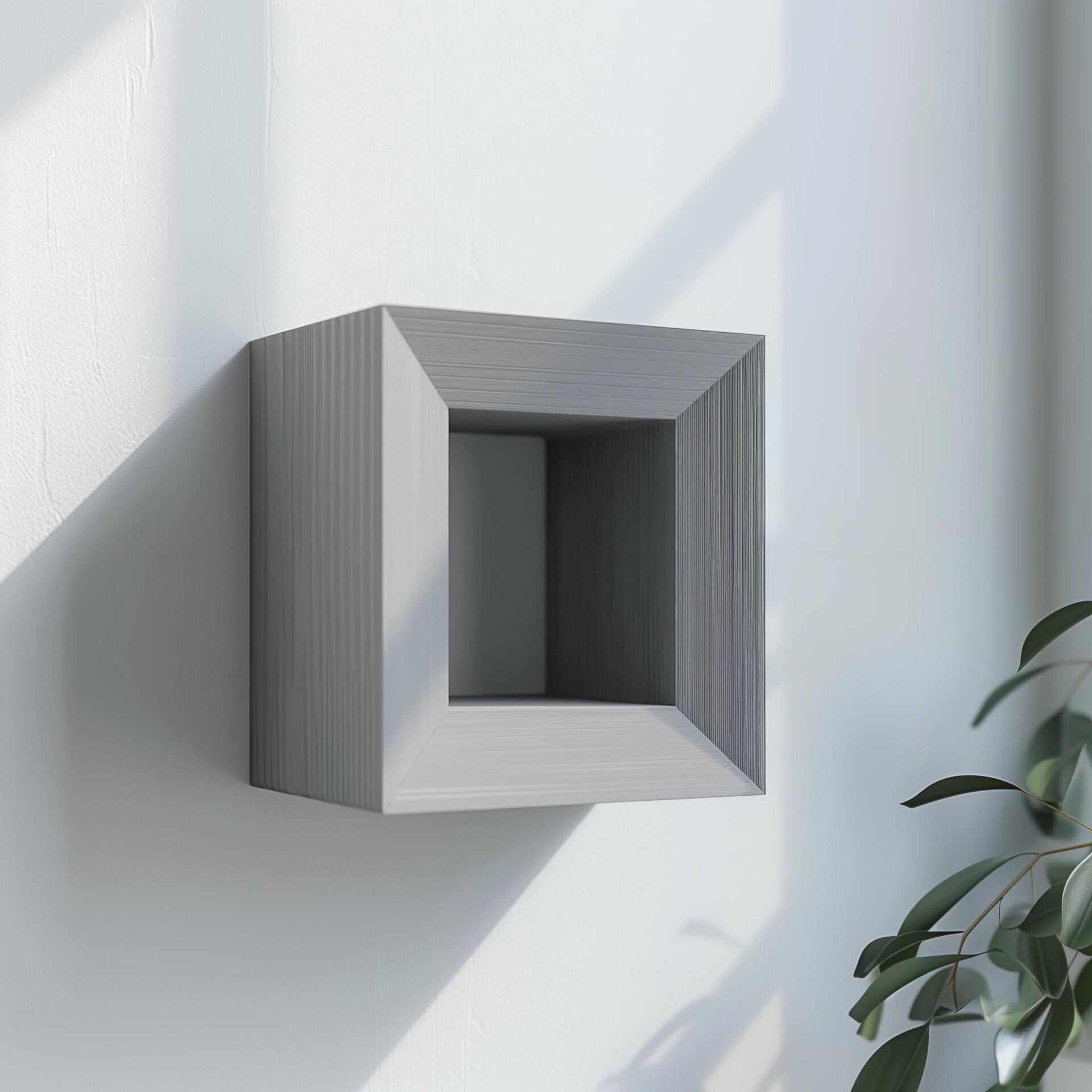 Étagère murale cadre carré imprimée en 3D