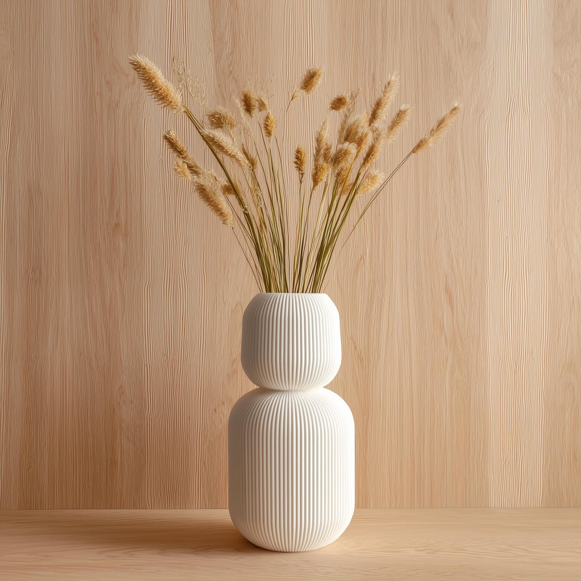 Vase géométrique empilé imprimé en 3D