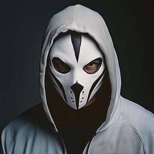 Masque fantôme tactique imprimé en 3D | Accessoire de cosplay non peint