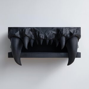 Étagère murale crocs de vampire imprimée en 3D