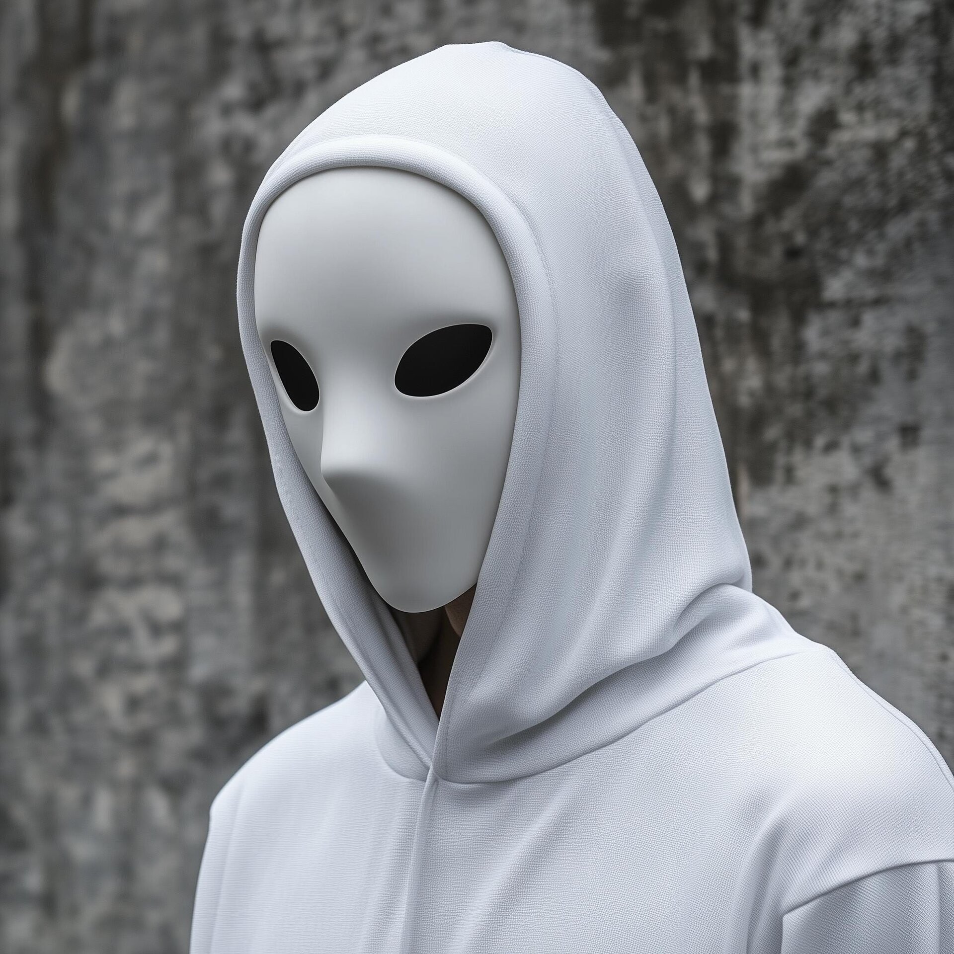Masque sans visage | Masque de costume fantôme imprimé en 3D