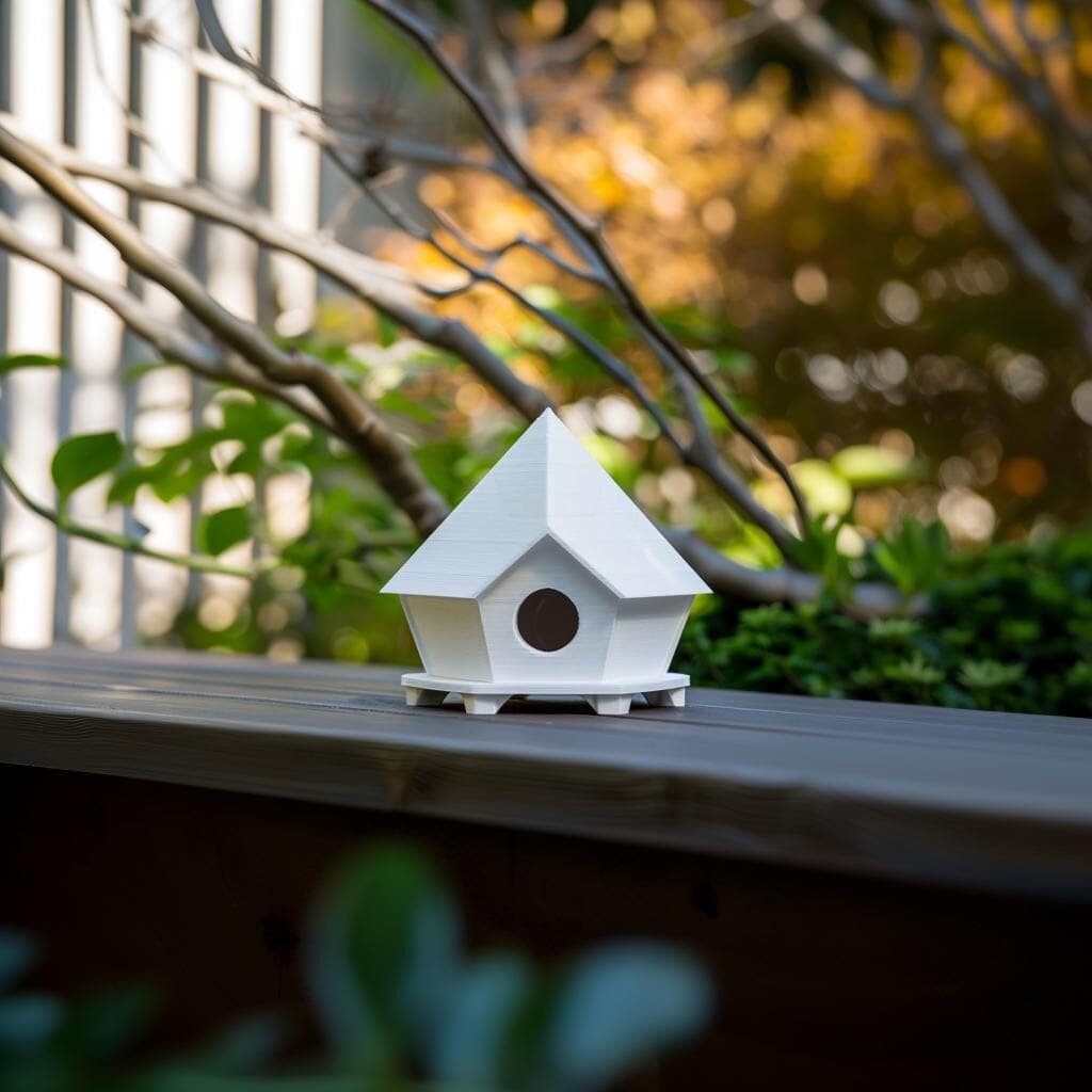 Décoration Nichoir géométrique imprimée en 3D | Ornement moderne